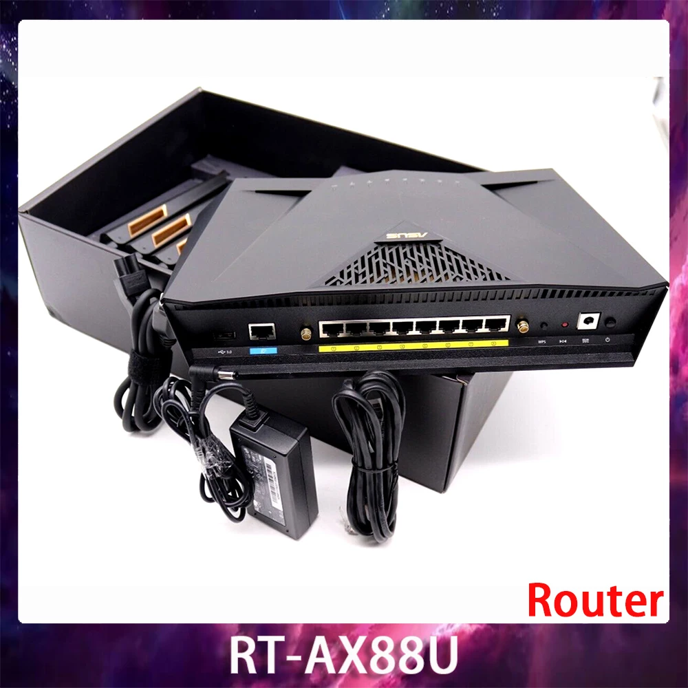 Pour ASUS RT-AX88U AX6000 touristes Bande WiFi 6 5962Mbps USB 3.1 Routeur