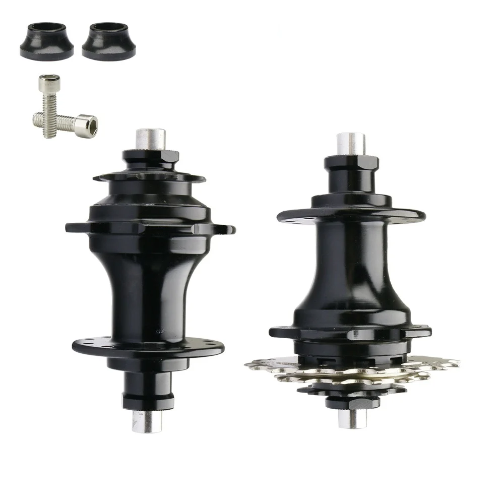 

For Folding Bike Folding Bike Hub Bike Hub Black 2 Bearings 3 Speed Flywheel 85mm OLD Dimension 9T Tooth Ratio