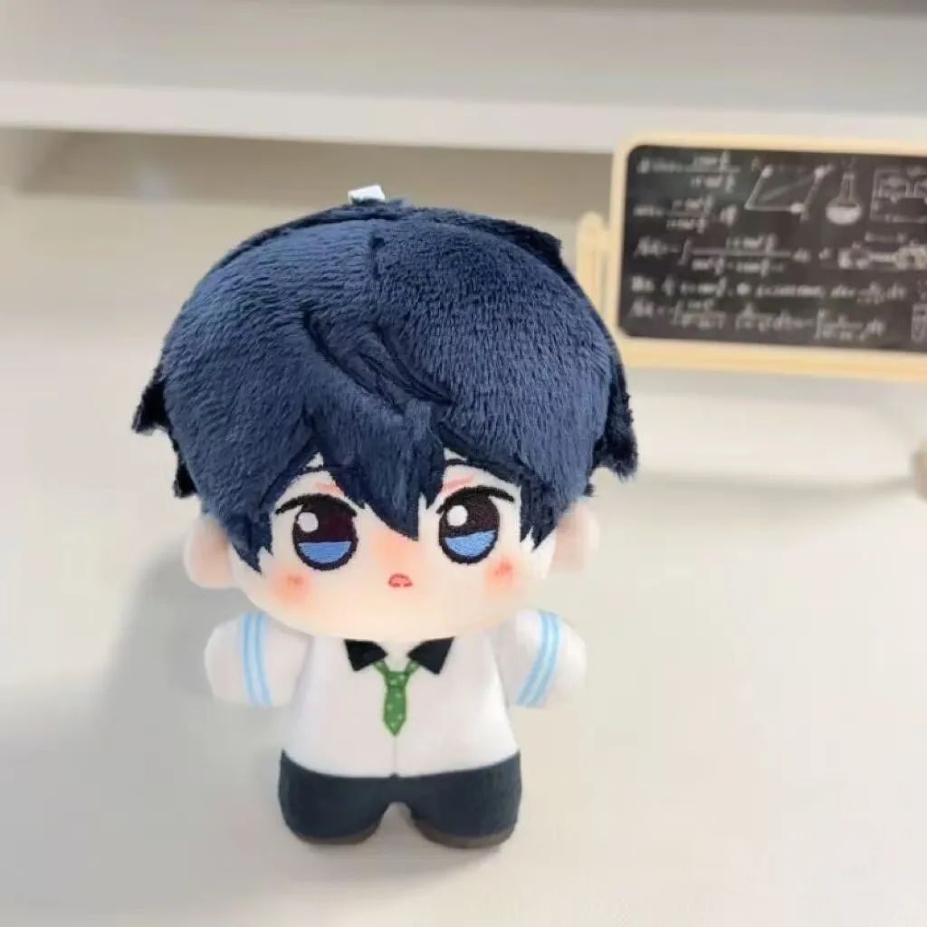 10cm rin matsuoka bonecas de pelúcia mini anime tachibana makoto chaveiro pingente nanase haruka brinquedos de pelúcia presente de aniversário de natal crianças