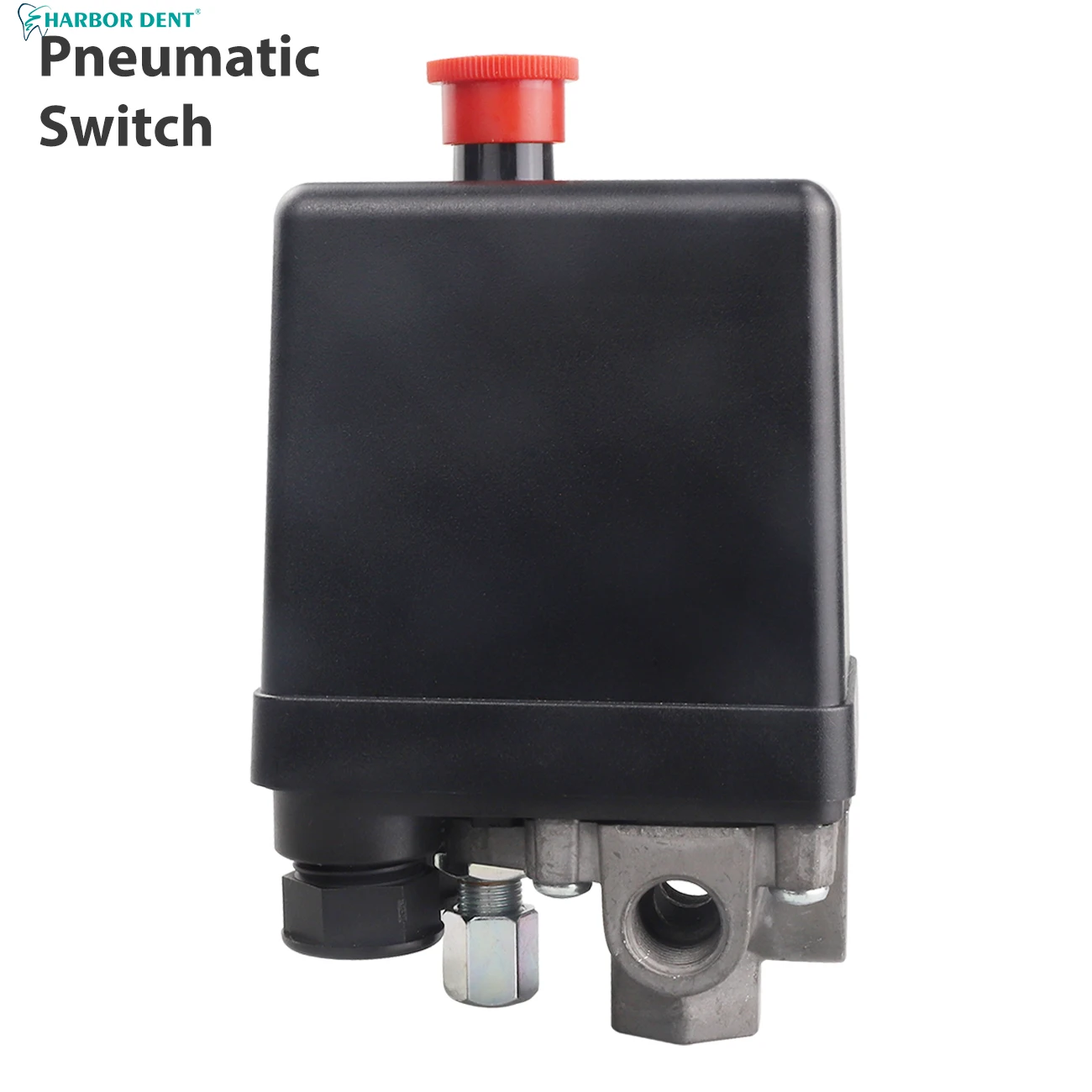 Heavy Duty Air Compressor Pressure Regulator Switch Control Valve 5-8kg 90-125PSI 16A 4 Port Power Tools Accessories Replacemet