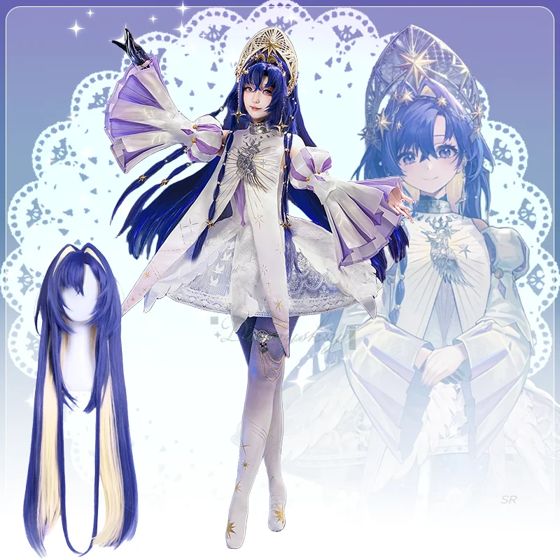 ชุดคอสเพลย์วอยเกอร์ ชุดโลลิต้าหวานๆ แบบย้อนยุค:1999 วิกผม ชุดแฟนซีสำหรับงานฮาโลวีนและงานคาร์นิวัล