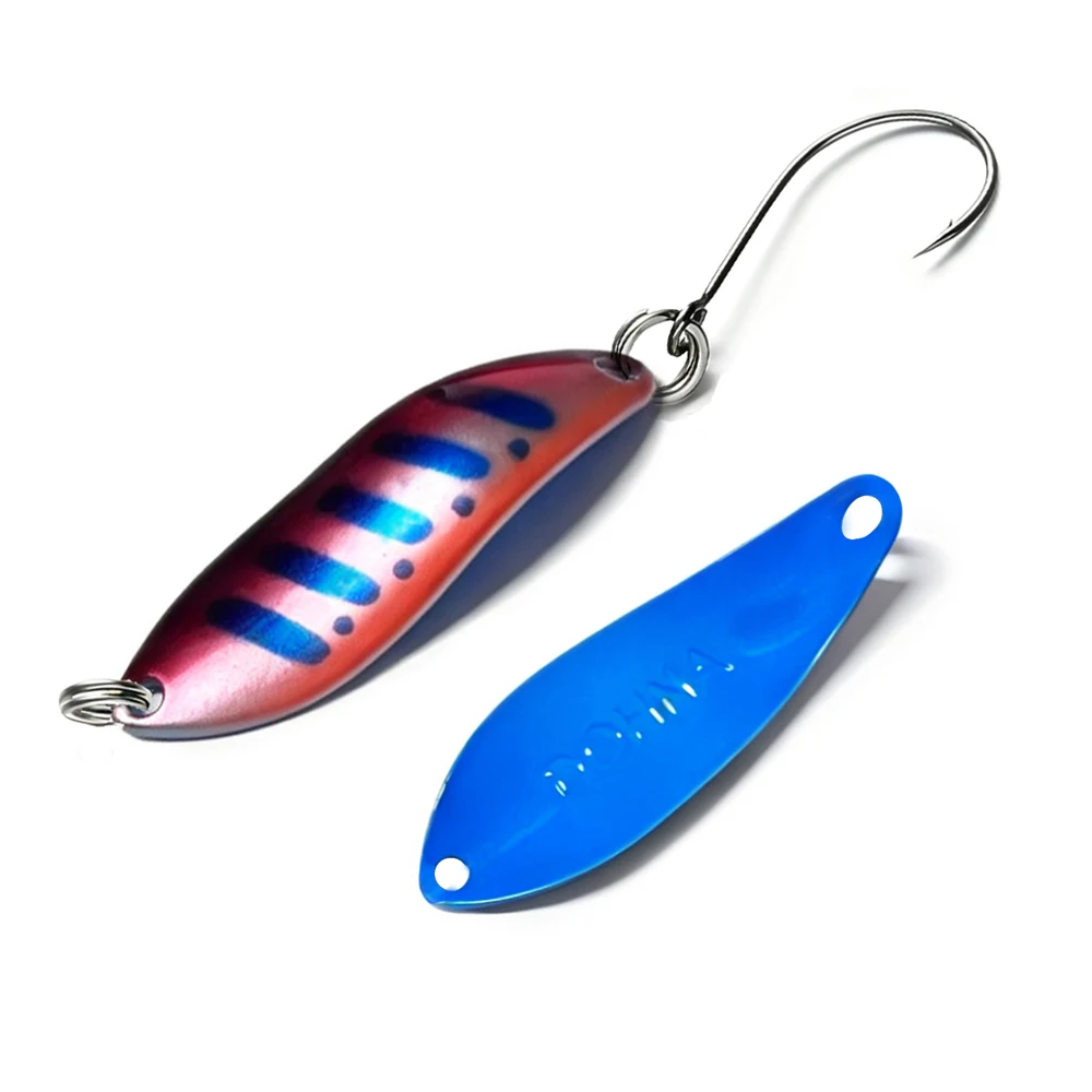 Dohna 1 Stück Peche Leurre Pesca 3,8g 38mm Bunter Löffelköder Spinne Rbait Kupfer Metall Angelköder für Forelle, Hecht, Barsch, Lachs – Detail 17