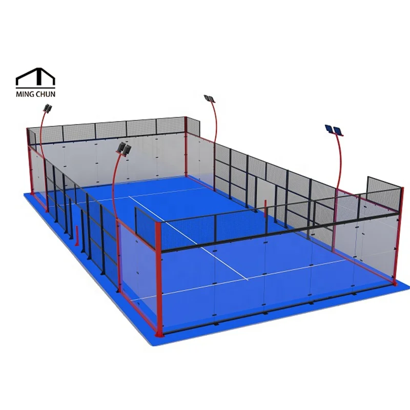 20mx10m12mm New Artificial Grass Outdoor Padel Tennis Court Can Be Customized Pala Padel