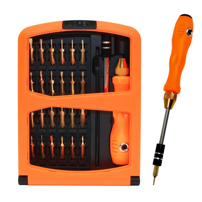 Multifunctional 28 in 1 Screwdriver Set Electronic Repair Tools with Storage Box for Smartphone and Computer