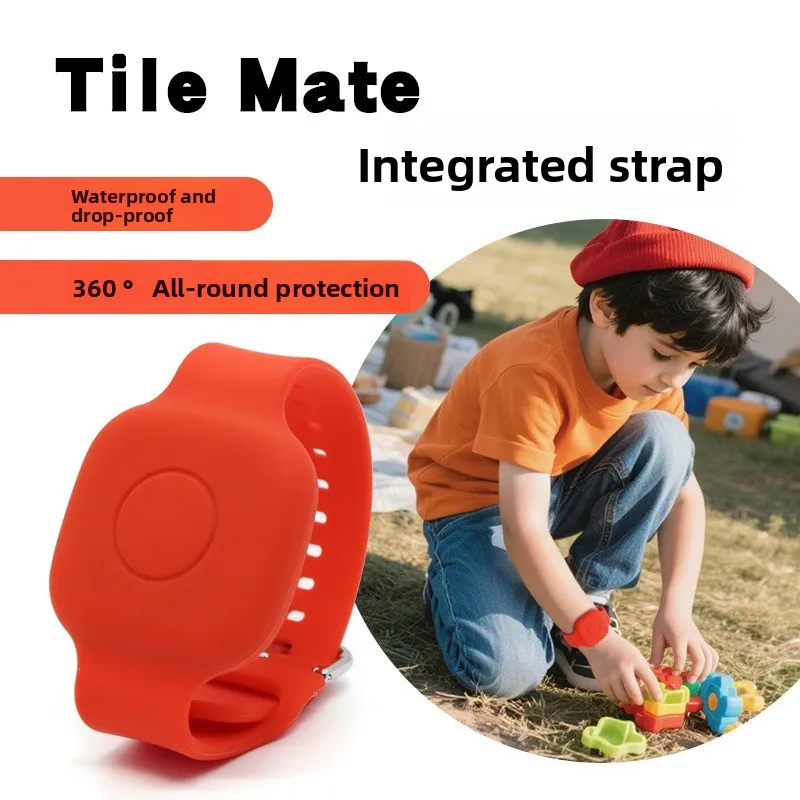 

Silicone Protective Case For Apple Pet Tracker And Tile Mate - Waterproof Adjustable Strap For Kids