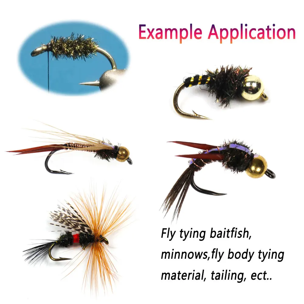 Bimoo 2Packs 10 ~ 18Cm Natuurlijke Pauw Herl Feather Droog Nat Nimfen Streamers Fly Koppelverkoop Materiaal Forel Vissen lokt Koppelverkoop Materiaal