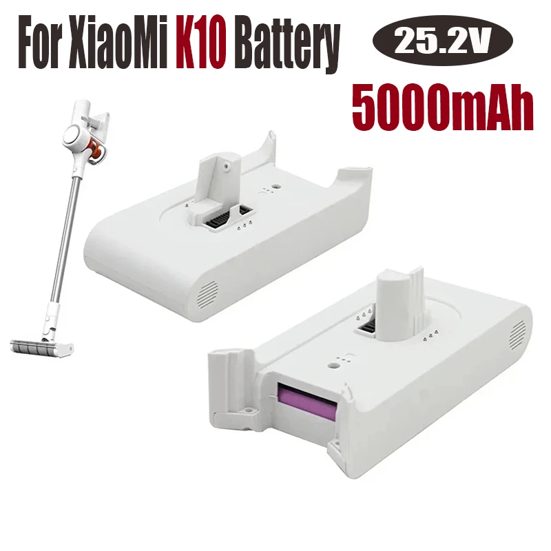 

Original Replacement Battery Pack For Xiaomi Mijia K10 Handheld Cordless Vacuum Cleaner 5000mAh 18650 LI-ion Batteries Pack