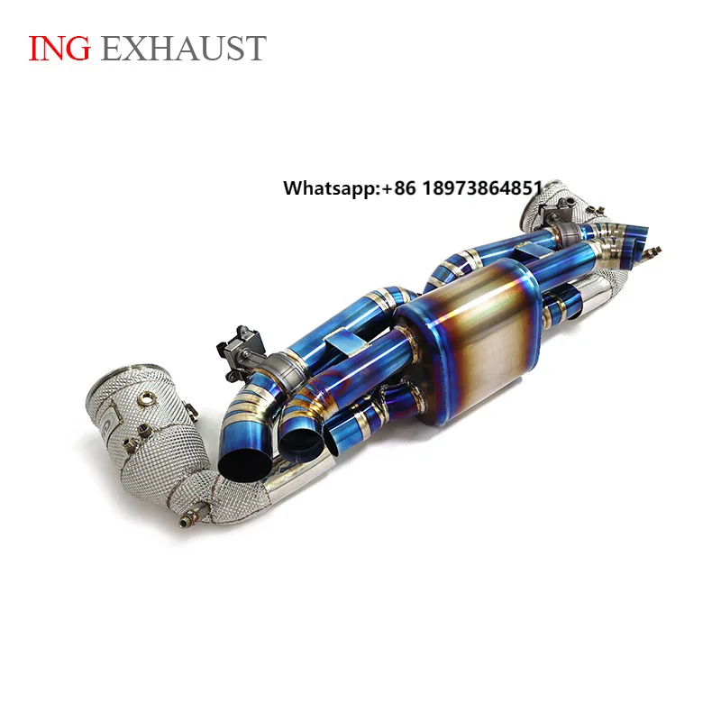 

ING for Porsche 2019+ 911 992 Carrera 3.0T Turbo S Targe 4S Titanium Alloy Catback Exhaust Valve Factory Direct Sales
