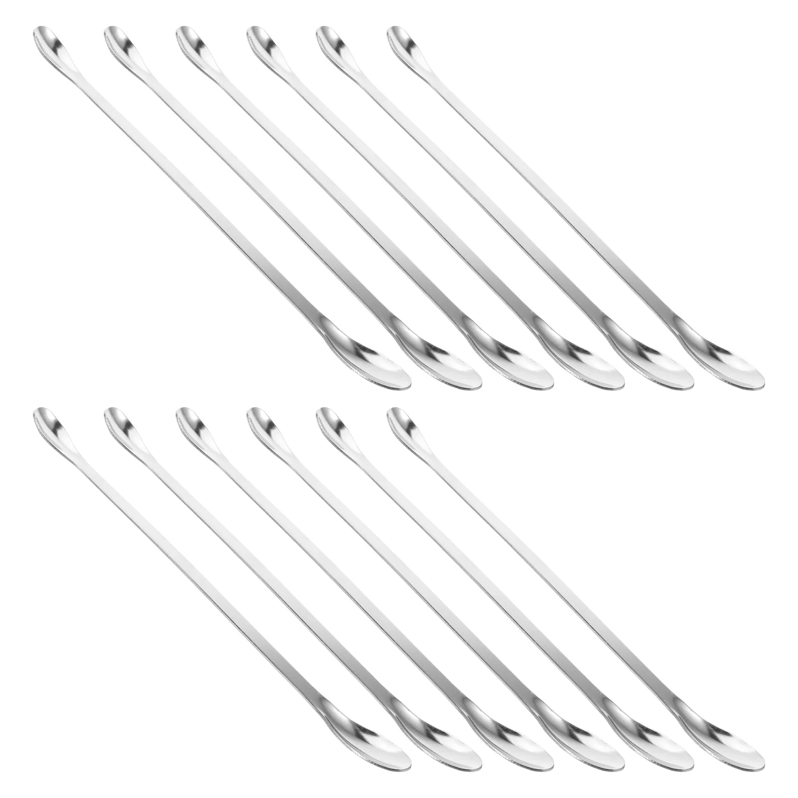 

Laboratory Mixing Spoon Stir Metal Stirring Stainless Steel Equipment Sample Spoons Spatula Measuring Tools Sampling