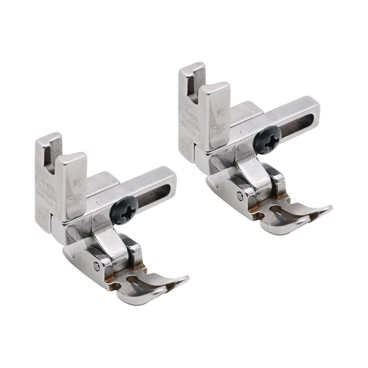 2PCS Universal Presser Foot T3 3 in 1 Presser Foot Adjustable Left and Right Single-Sided Presser Foot (Metal)