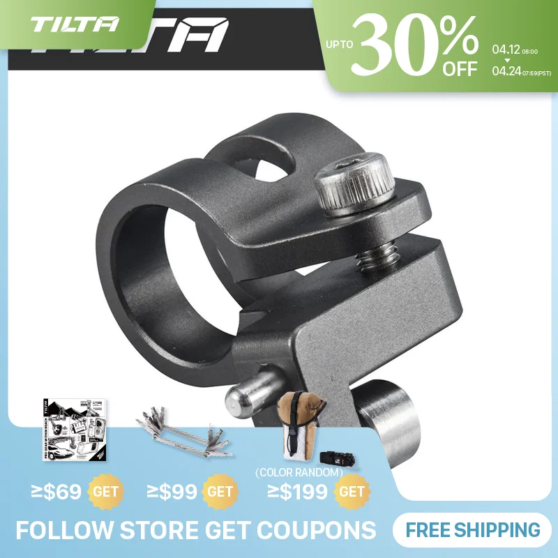 

TILTA TA-BSRA-15-G 15 мм Нижний одиночный держатель и верхний и боковой адаптер для Tilta BMPCC 4k 6K для GH5 для SONY A7M4 для Canon 5d
