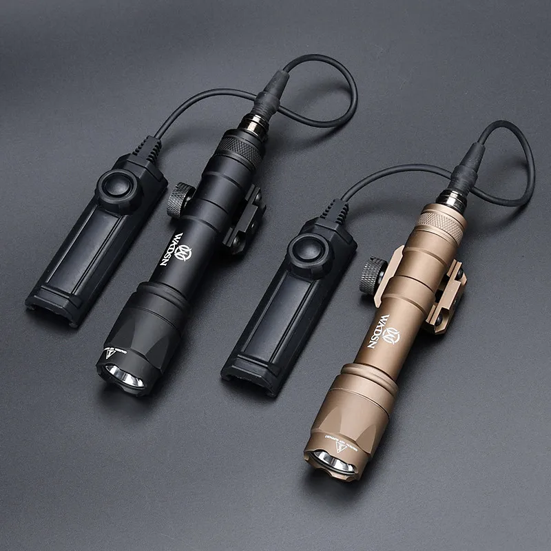 

Wadsn M600 M300A M600C Tactical Flashlight 400lm/600lm White LED Light Fit 20mm Rail Hunting Weapon Airsoft Accessories Switch