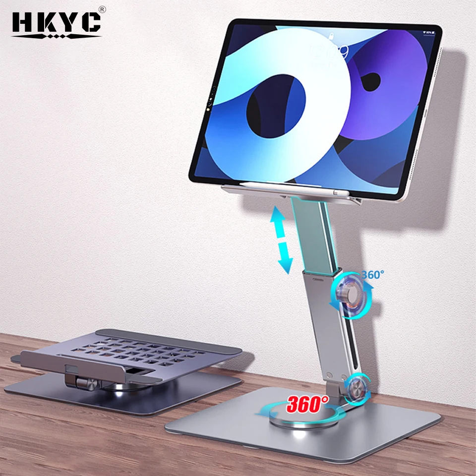 

Tablet Stand Desk Adjustable Foldable Holders for iPad Pro Air Mini 11 12.9 Macbook Samsung Xiaomi Huawei Tablet Bracket Support