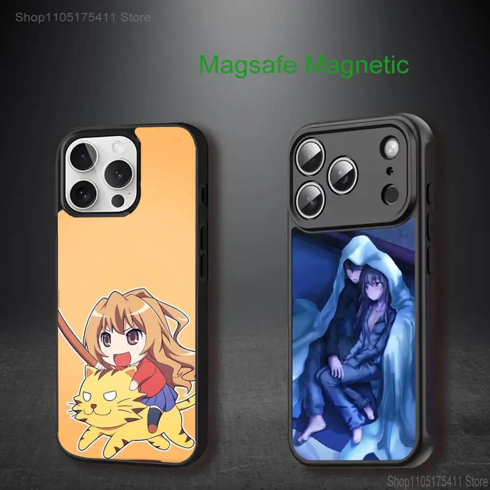 

Ctue T-Toradora! Phone Case For iPhone 17,16,15,14,13,12,11,Pro,Max,Plus,Mini,SE4,E Magnetic Magsafe Wireless Charging
