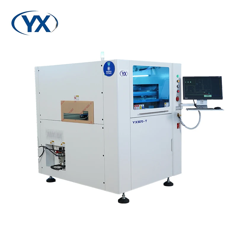 Moderate Price YingXing LED Fully Automatic YX3070-T PCB Solder Paste Stencil Printing Machine For SMT Assembly Line