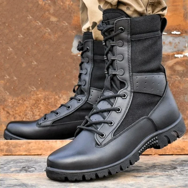 

Men's Black Shoes Soft Microfiber Waterproof Summer Boot Outdoor Hiking Walking Climbing Anti-skid Shoe Warm Wool Winter Boots