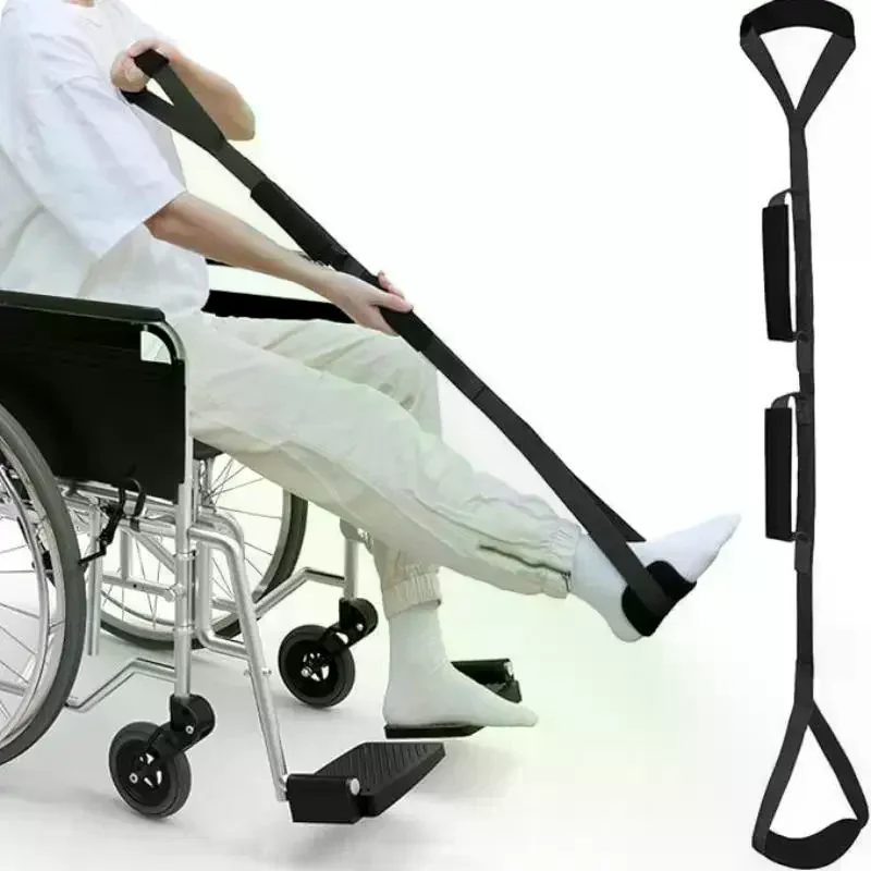 Leg Training Assistance Multi Use Leg Lifting Belt Wear Resist Nylon Leg Lift Strap Elastic Leg Train Strap Disabled Accessories