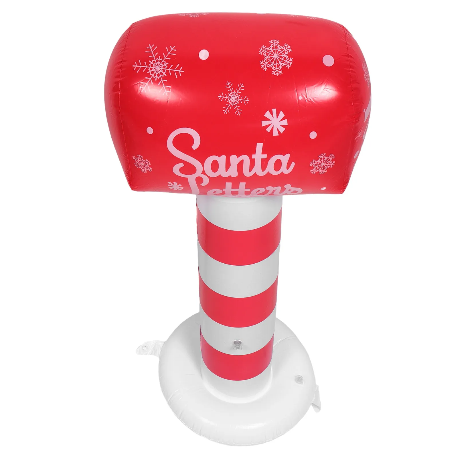 42 Inch Inflatable Santa Mailbox Christmas Outdoor Decor Yard Inflatable for Holiday Lawn Weatherproof Xmas Garden Decoration