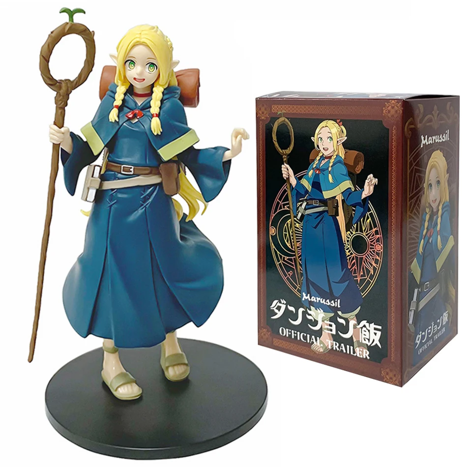 17CM Anime Dungeon Meshi Marcille Donato Figure Standing Delicious in Dungeon PVC Model Toy Gift Action Figure Doll In Stock