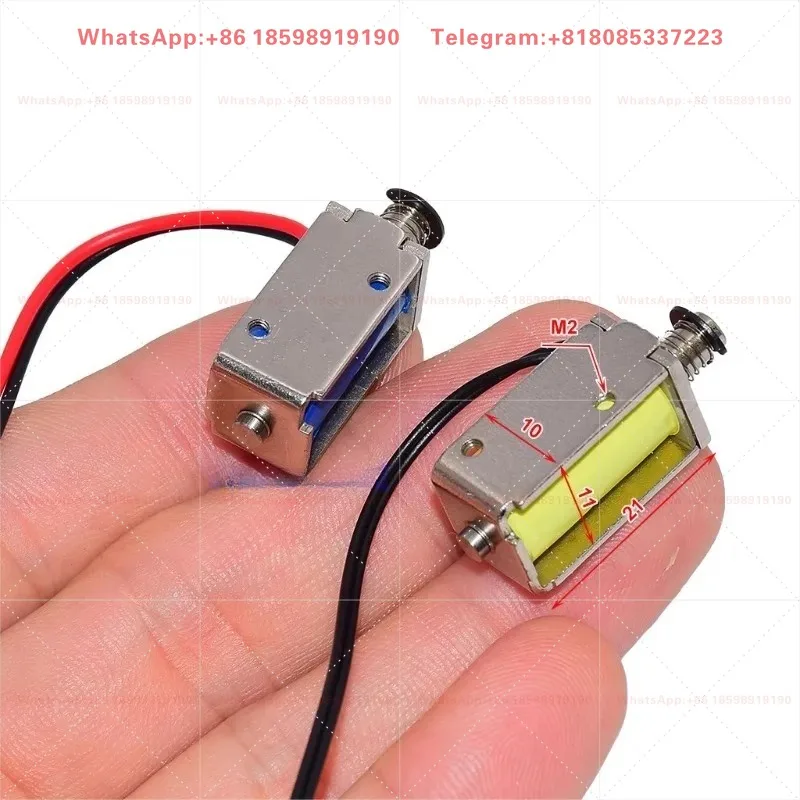 3V 5V 6V 12V Mini Frame Type Push Pull DC Electromagnet 4mm Stroke Linear Solenoid Actuator