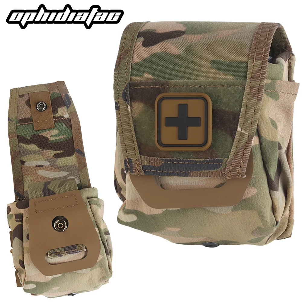 

OPHIDIAN Outdoor Waist Bag MOLLE First Aid Kit Portable Survival Kit Accessory Bag Camouflage Training Bag