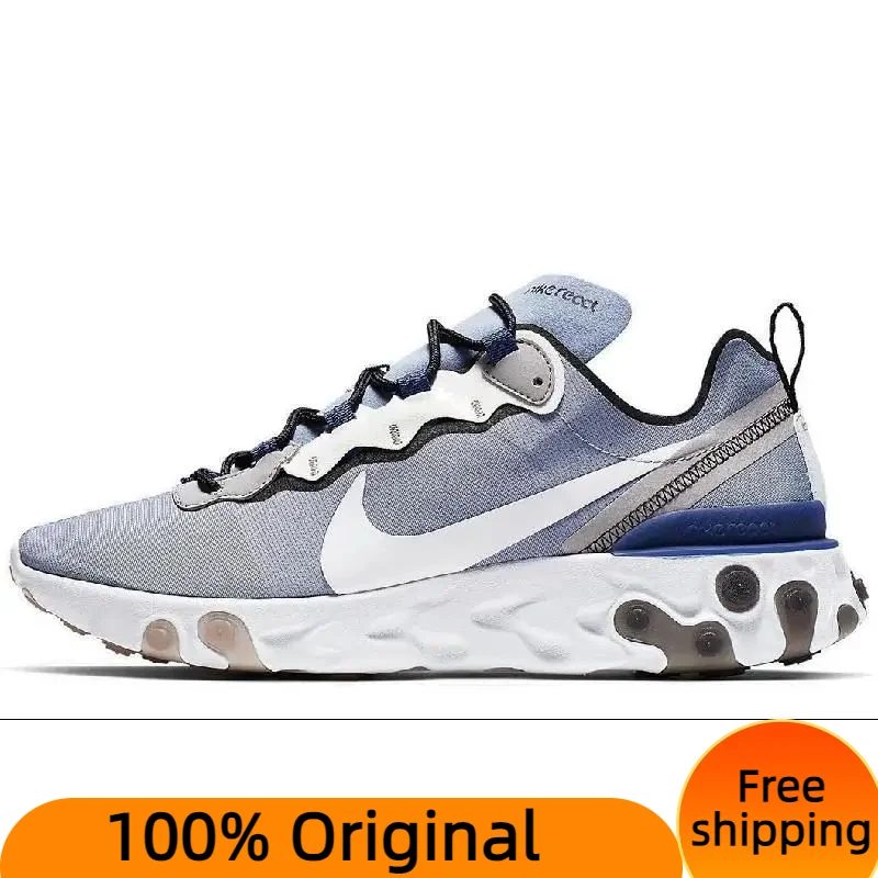 Кроссовки Nike React Element 55 Indigo Fog Mystic Navy BQ6166-402