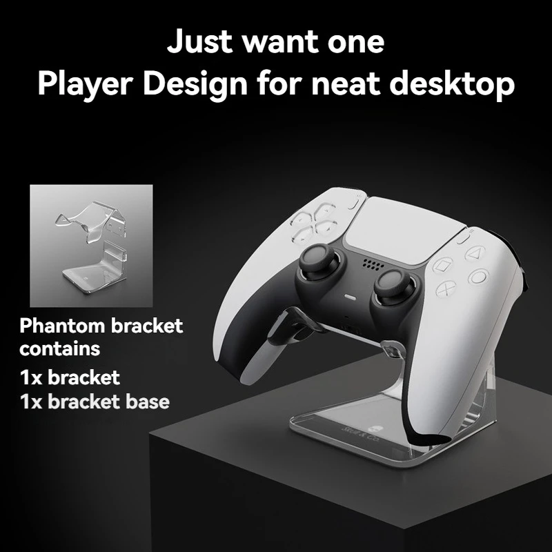 Game Controller Headphone Storage Stand Rack, Phantom Bracket Holder for PS5 Xbox Switch Pro Gaming Accessories for Skull&Co.