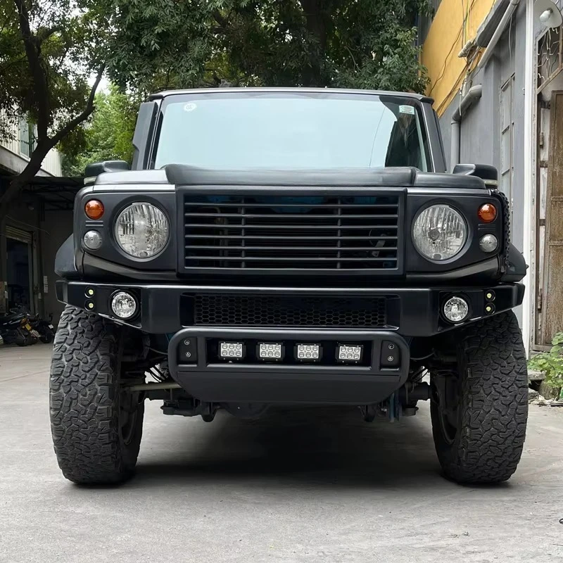 

JB74 Accessories Guard Plate for Jimny JB74W JB64W JB74 JB64 With 4 Led Lights Fits Plastic Narrow Front Bumper