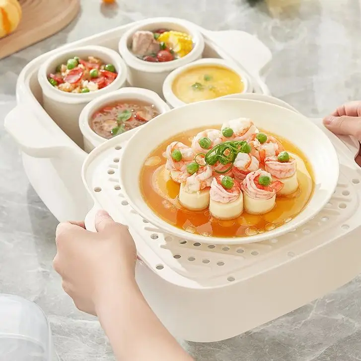 Electric stew pot fully automatic food supplement steaming porridge bird's nest soup electric casserole ceramic water stew home