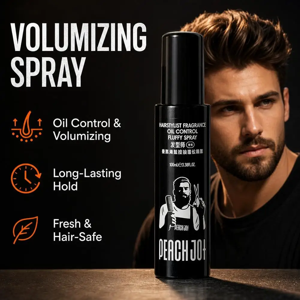 Fluffy Hair Styling Spray Long-Lasting Volumizing Curly Hair Hair Tools Water Sprayer Styling Hair Thickening Magic Spray