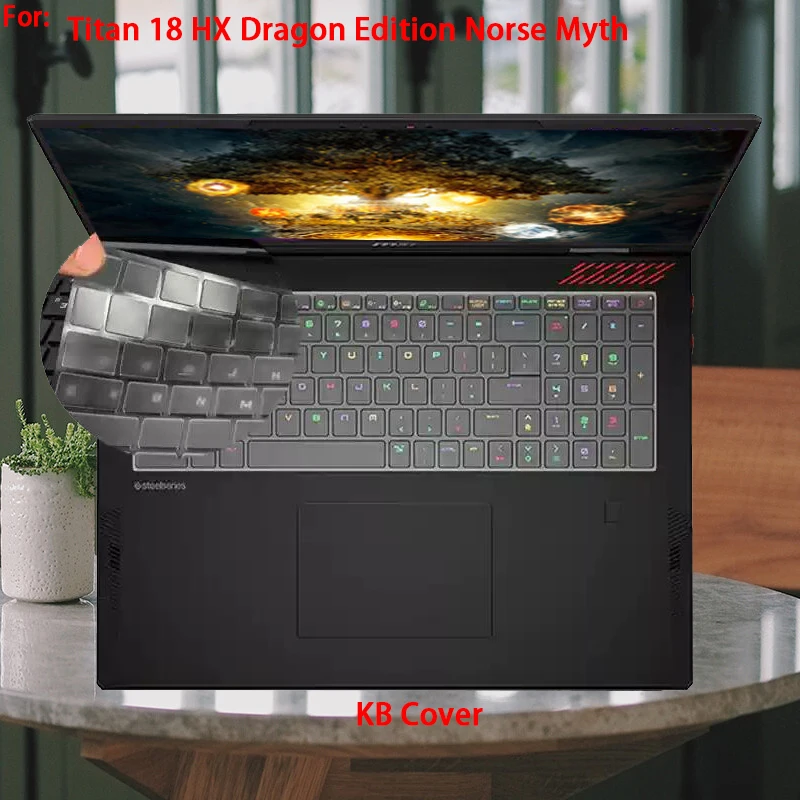 

For MSI Titan 18 HX Dragon Edition Norse Myth Keyboard Film 18-inch Notebook Screen Film HD Anti-Blue Light Toughened Film