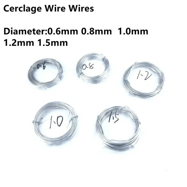Druty ortopedyczne ze stali nierdzewnej 0,6-1,5 mm Cerclage Wire Instruments