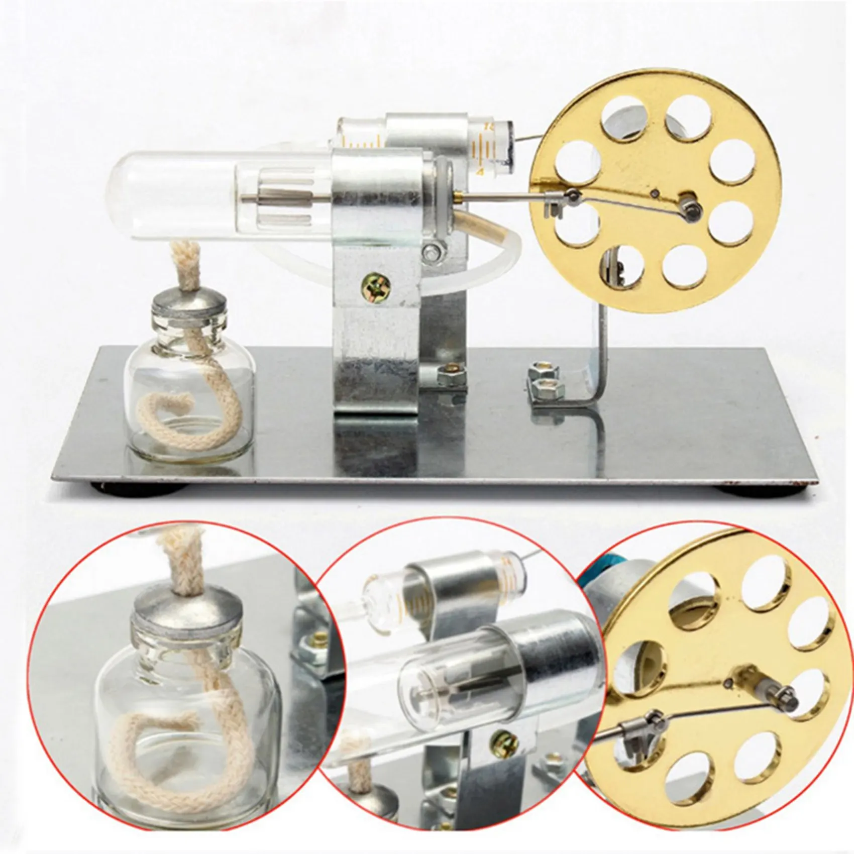 Stirling Engine Model Science Experiment Physics Experiment Generator Model Science and Education