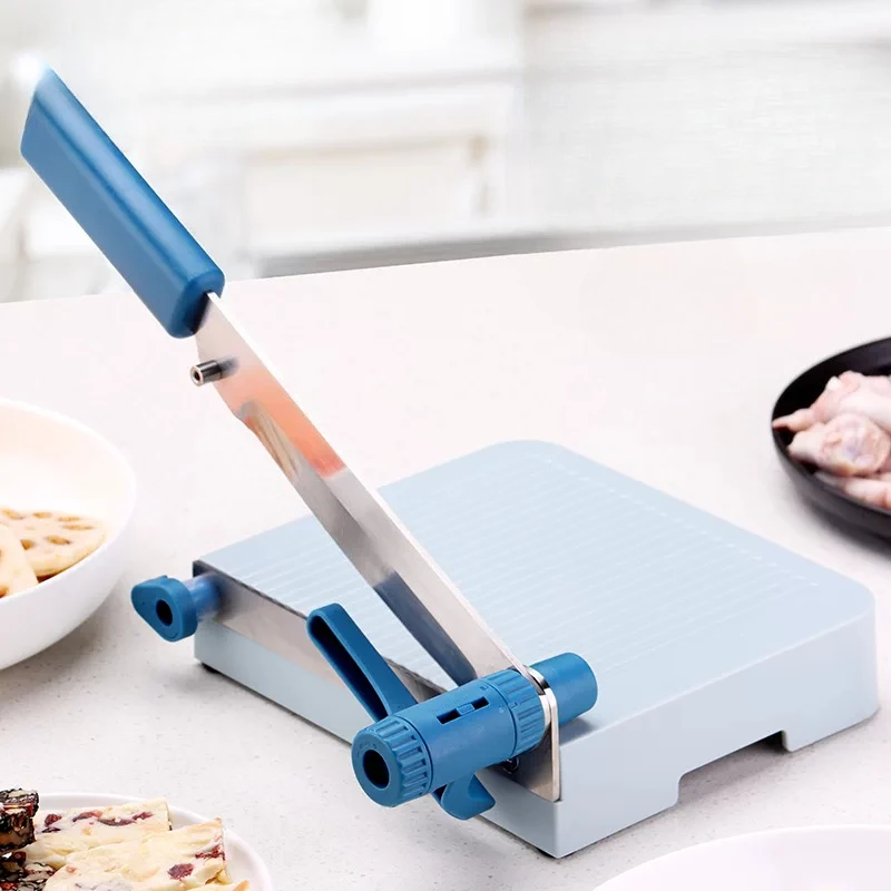 Manual Meat Slicer Frozen Cutting Machine Beef Mutton Rolls Cutter Vege Cutter Mini Table Slicer Kitchen Tools Cheese Slicers