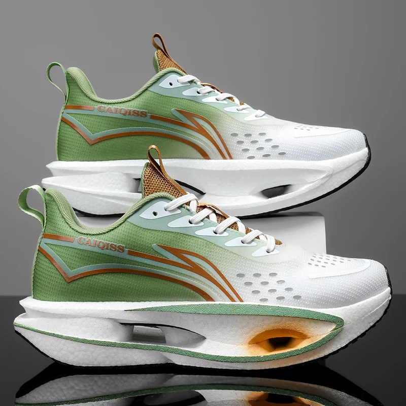 

Новые мужские кроссовки для бега, модные повседневные дышащие лоферы на шнуровке, брендовые уличные прогулочные кроссовки для отдыха, удобные кроссовки с подошвой Blade