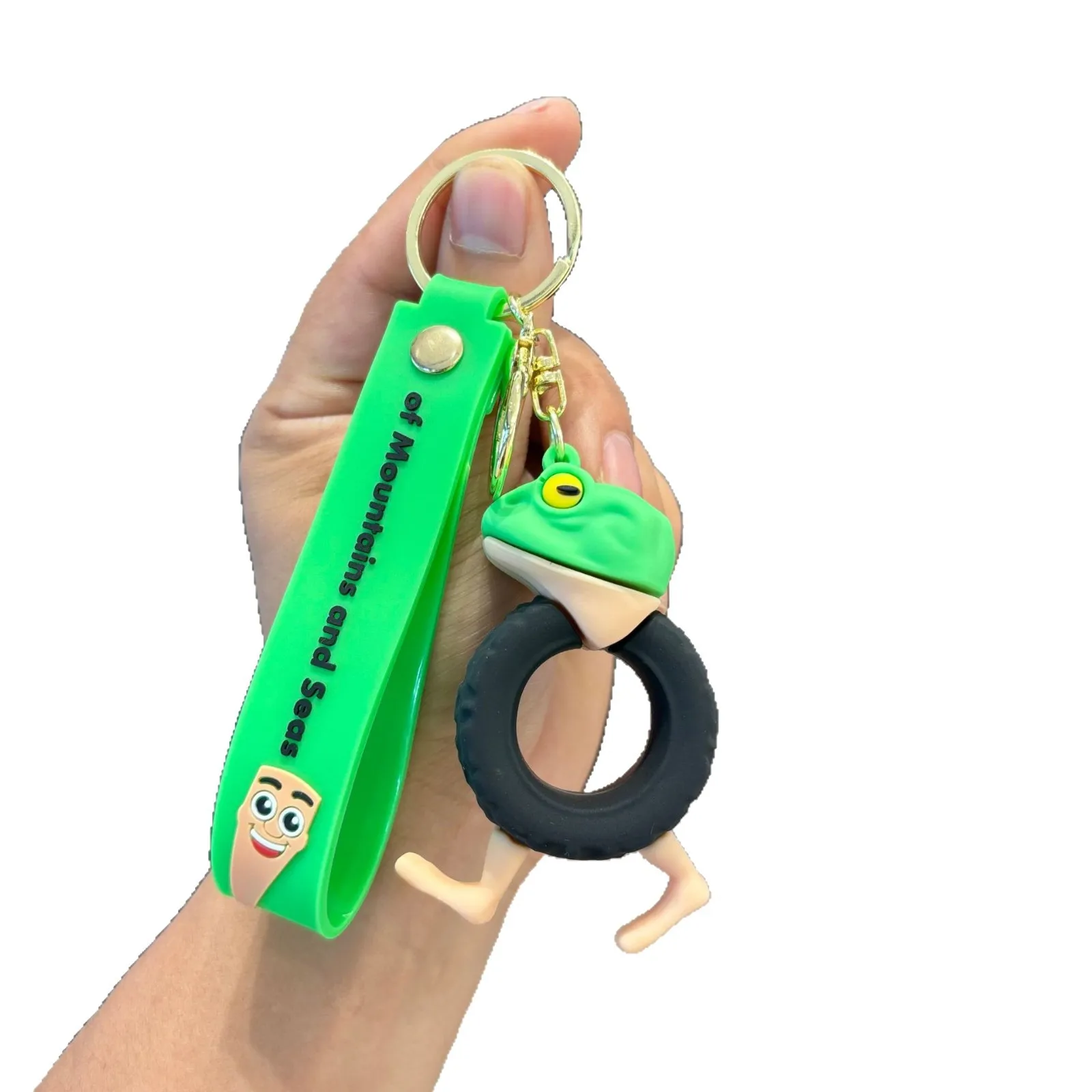 عالية الجودة موانا دمية شان هاي جينغ الشكل سلسلة مفاتيح من السيليكون حقيبة اكسسوارات السيارات مخلب آلة هدية