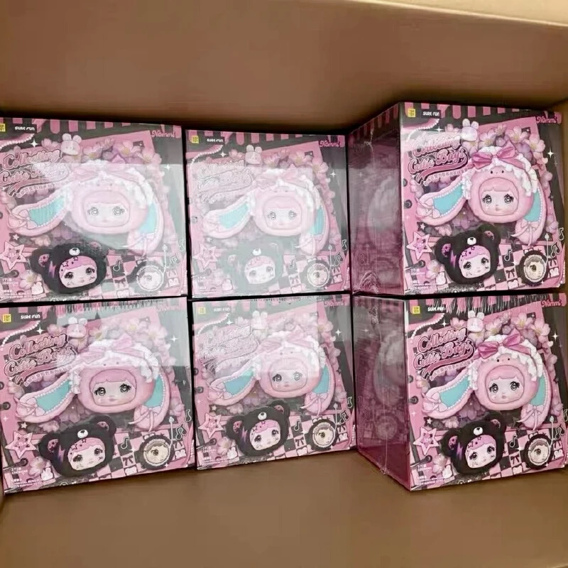 

Genuine Nommi Collecting Cute Bags Series Blind Box Kawaii Mini Vinyl Plush Doll Crossbody Bag Trendy Toy Girls Kids Gift