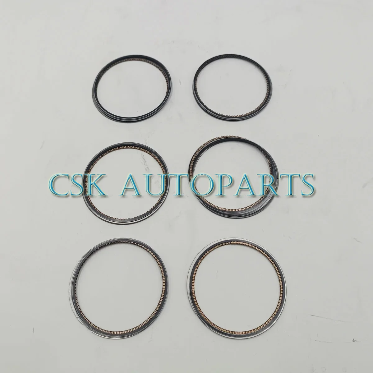 6x Piston Rings Set STD For Audi A4 B7 A6 C6 C7 A8 2.8 3.2 FSI BDX AUK BKH CHV