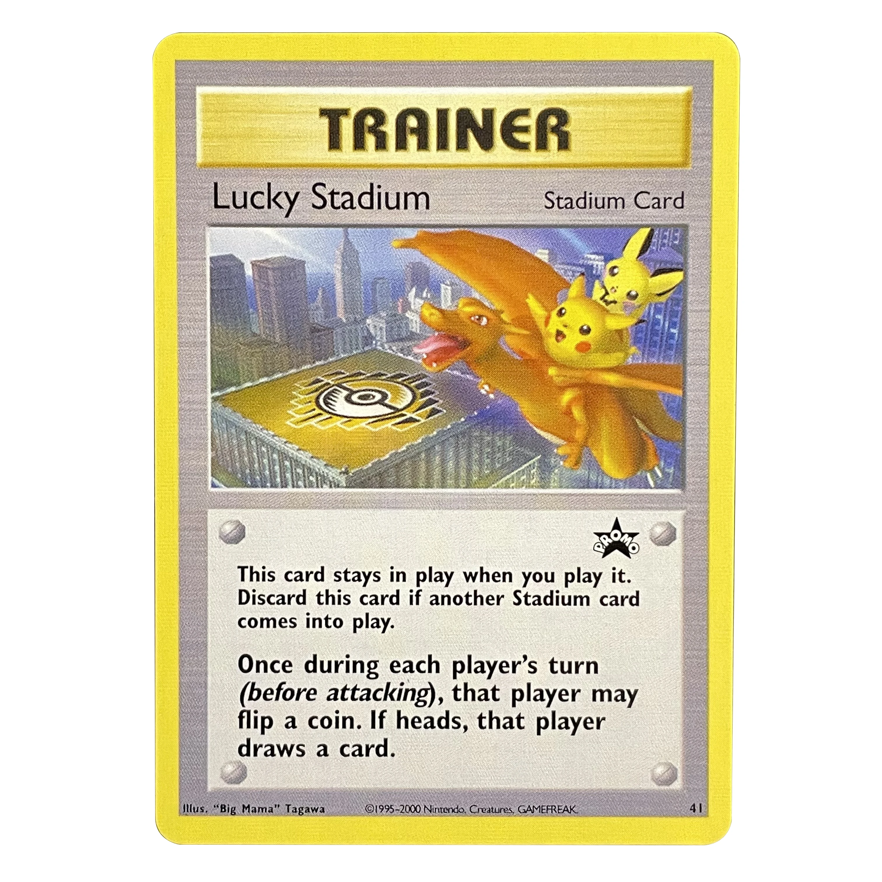 PROXY Regular PKM Card Wizards Black Star Promos POP Series Lucky