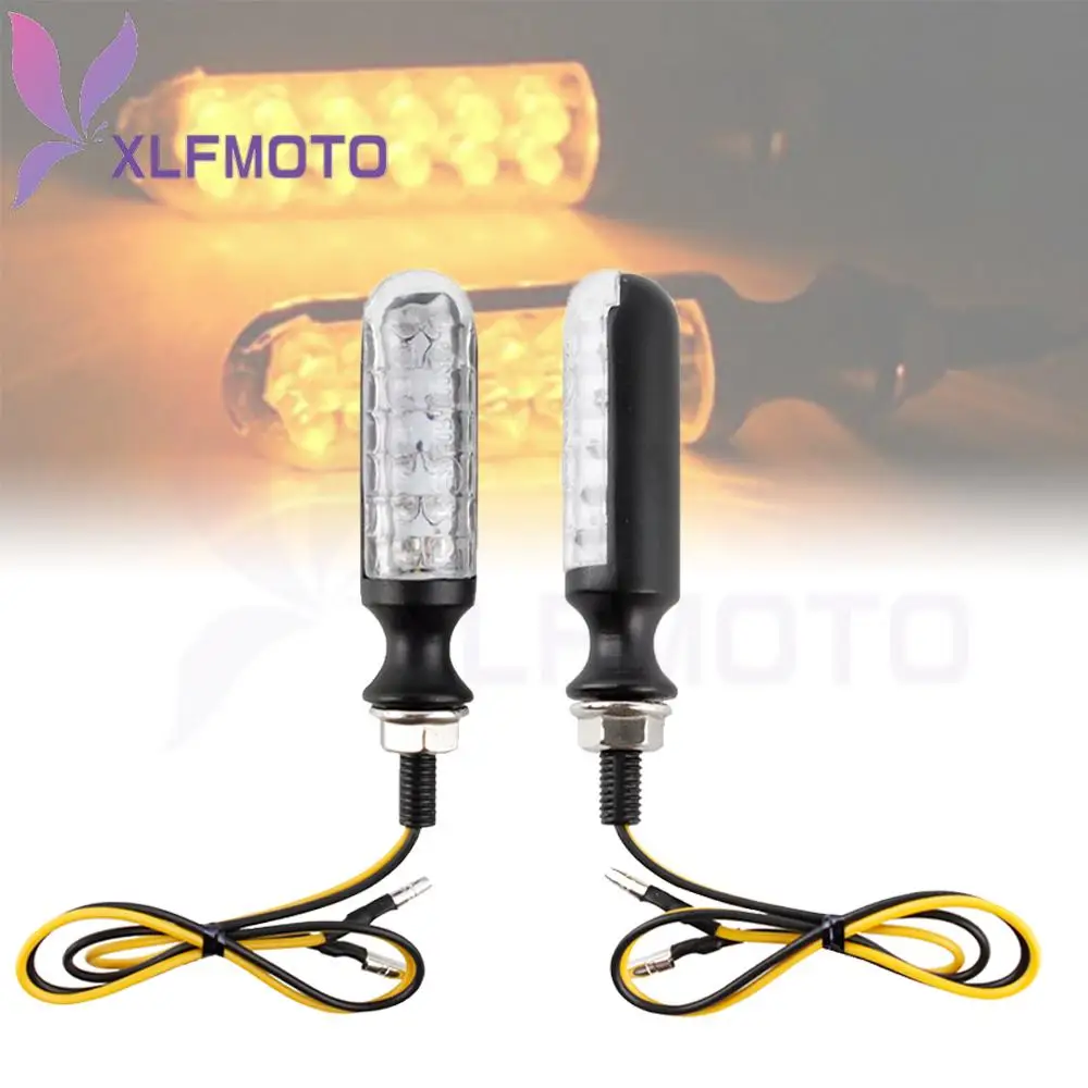 

Led Motorcycle Turn Signal Lamp Indicators Blinker Amber Flasher Turn Signal Light for For Honda For Hyosung For Yamaha