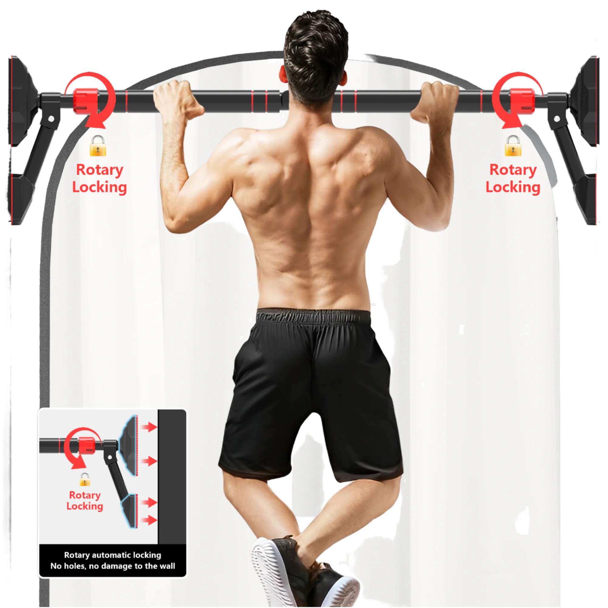 Home Fitness Digital Steel Adj - огляд і ціна Pull Up Bar Doorframe