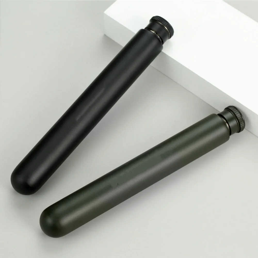 2PCS Lightweight Outdoor Hip Flask Tube Stainless Steel Hidden Flasks for Liquor Mini Small Pocket Flask For Man