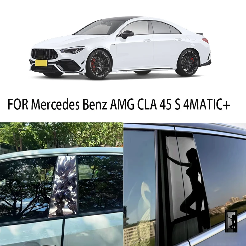 

FOR Mercedes Benz AMG CLA 45 S 4MATIC+ window trim center pillar sticker