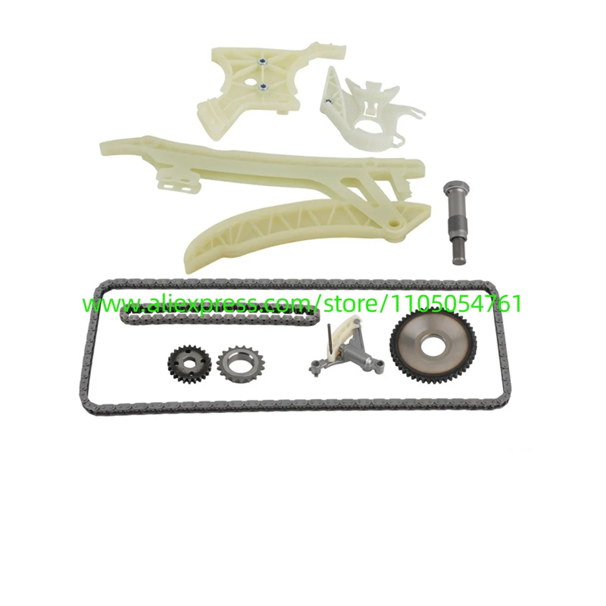 

The automotive timing chain repair kit 11317603944 is applicable to B=M-W 1 Series, 3 Series and 5 Series.