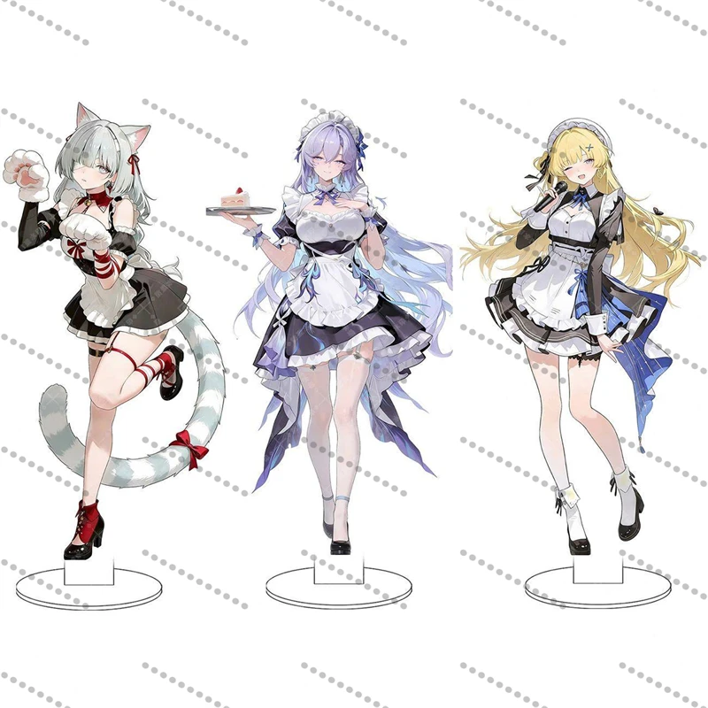 Wuthering Waves Game Acrylic Stand Cantarella Phoebe Floice Cosplay Figure Ornament Diy Toy 15cm