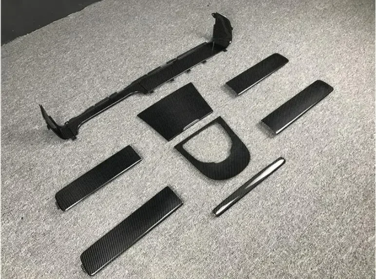 Carbon Fiber Forged Center console Interior Vent Air Kit Panel Around Trim For Mercedes Benz G-class W464 G63 G500 2019-2023