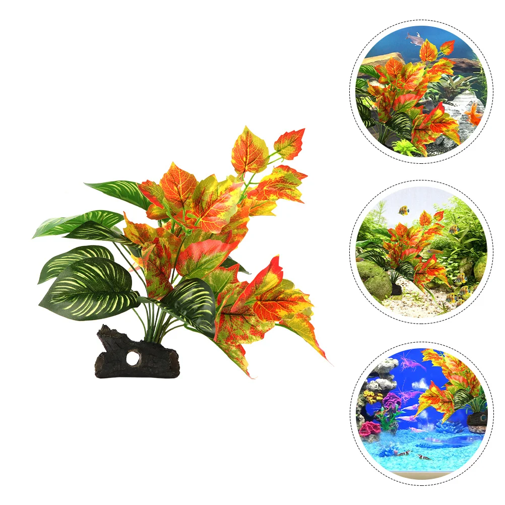 

Realistic Aquarium Plant Lifelike Aquatic Water Grass Decorative Fish Tank Plant Durable Aquarium Decoration Aquatic Water Grass