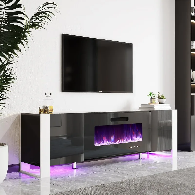 Fireplace TV Stand with 36