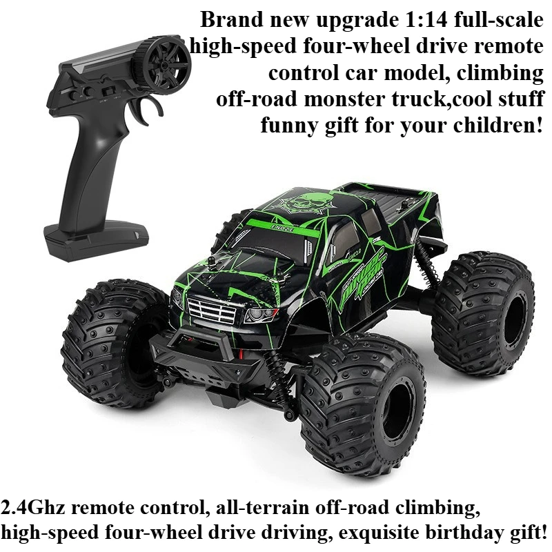 

Cool Stuff Toy Car Funny Gift-1:16 Full Scale High-speed 4WD Climb Off-road Rc Cars,Remote Control Car,Rc Crawler Toys for Kids