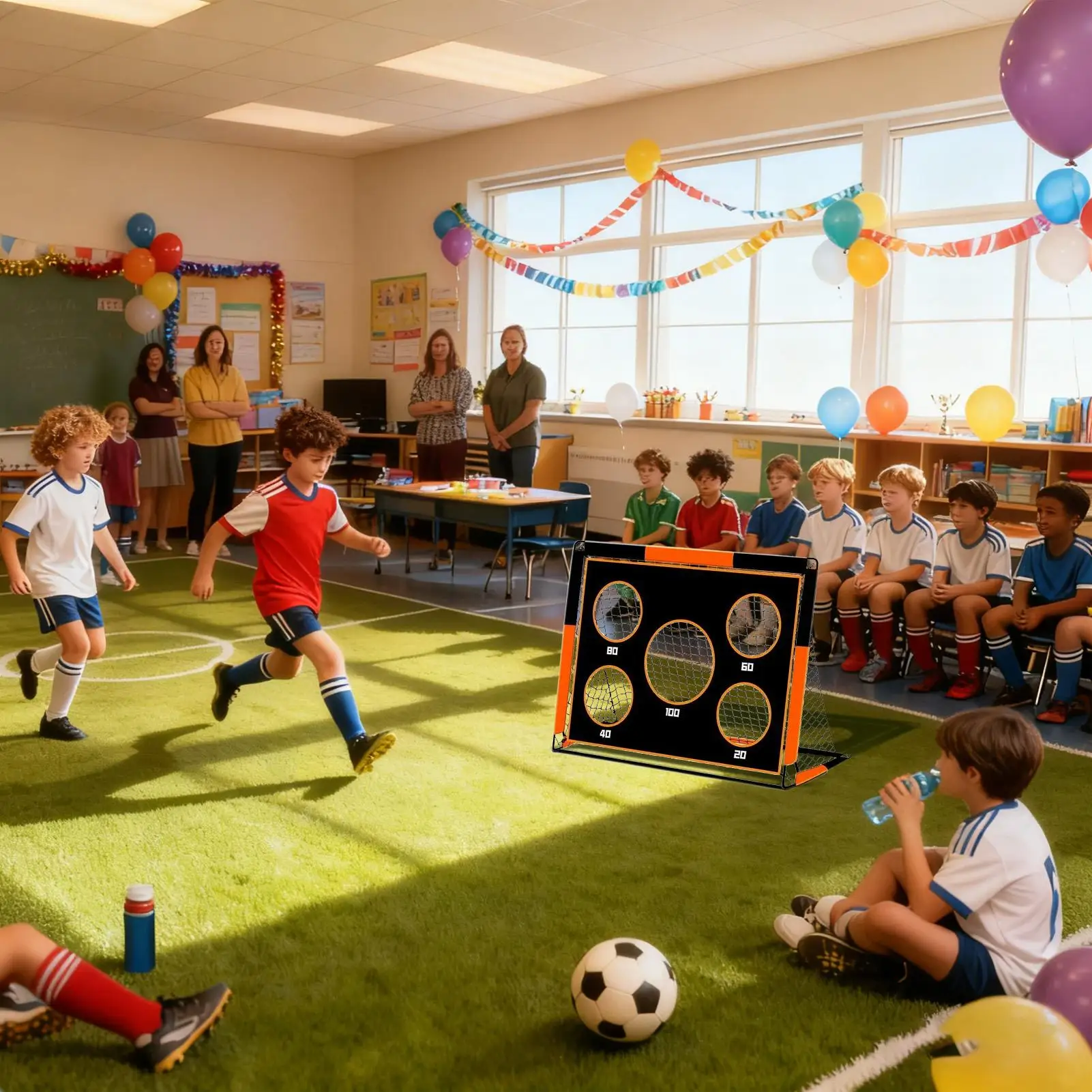 أطفال كرة القدم الهدف الرياضة في الهواء الطلق التدريب الفناء الخلفي شبكة كرة القدم للأطفال للمراهقين التلاميذ بنين الأطفال الطلاب الفتيات ملعب #1